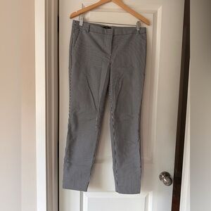 Classic Black and White Striped Women's Pants